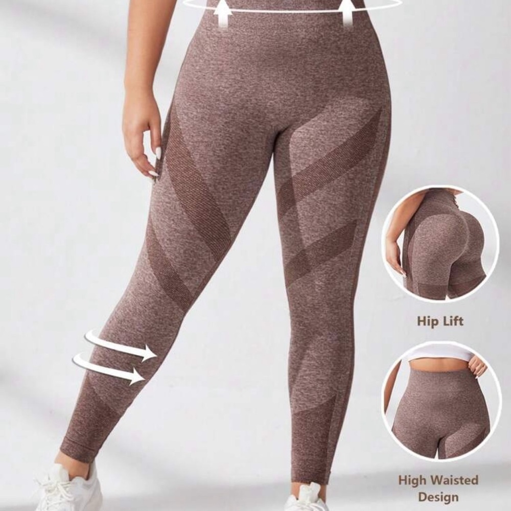 High Waisted Brown Leggings